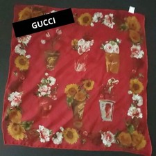 Sciarpa di seta Gucci fantasia