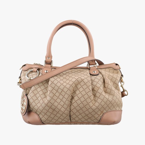 Used gucci soie beige canvas - beige, x