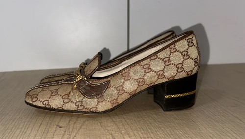 Mocassini vintage gucci stampa - vintage,